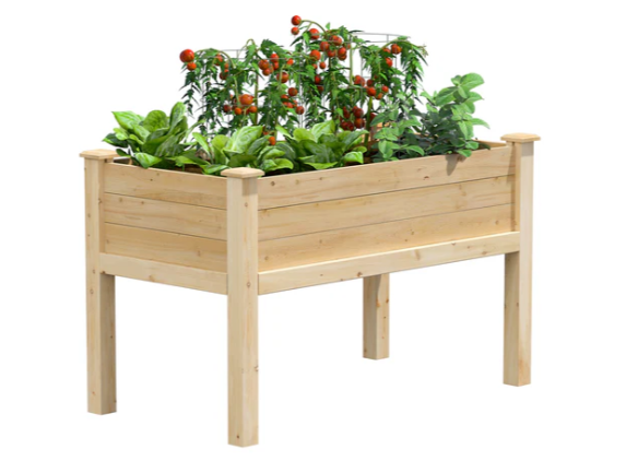 Greenes 24in x 48in elevated cedar garden bed