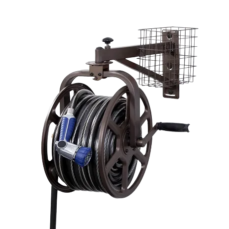 Liberty Garden wall mounted hose reel
