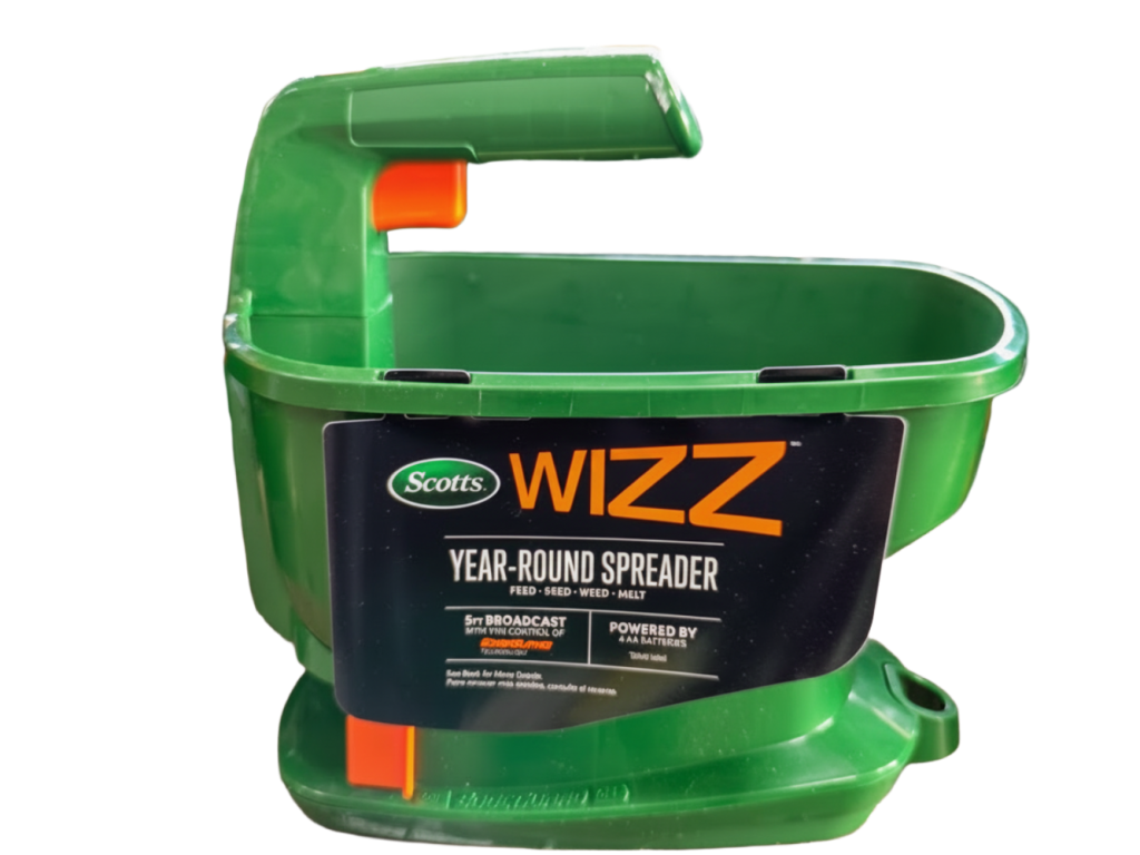 Scotts Wizz battery operated spreader