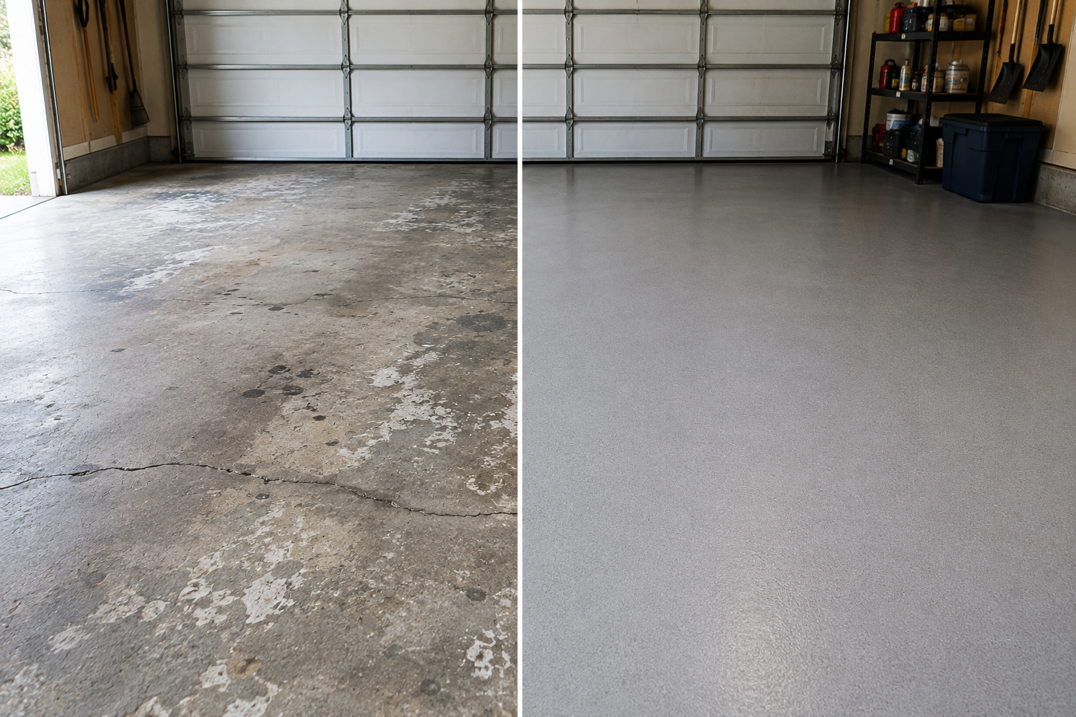Garage Floor Resurfacing: When It Makes Sense