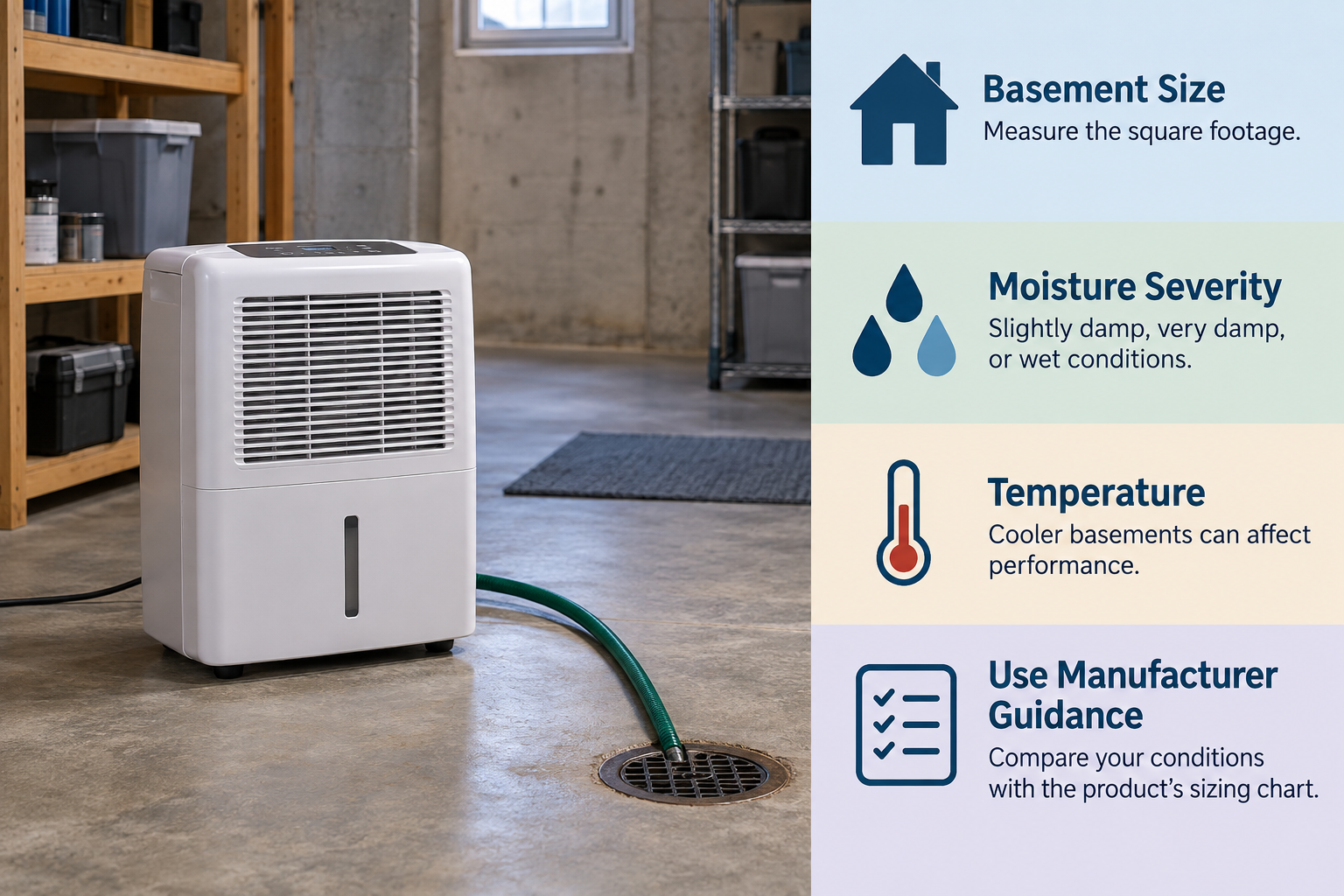 What Size Dehumidifier Do I Need?