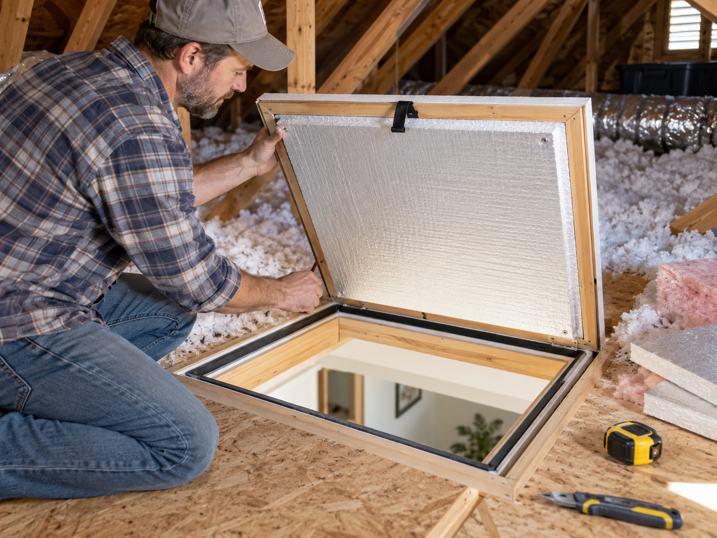 How to Insulate an Attic Hatch