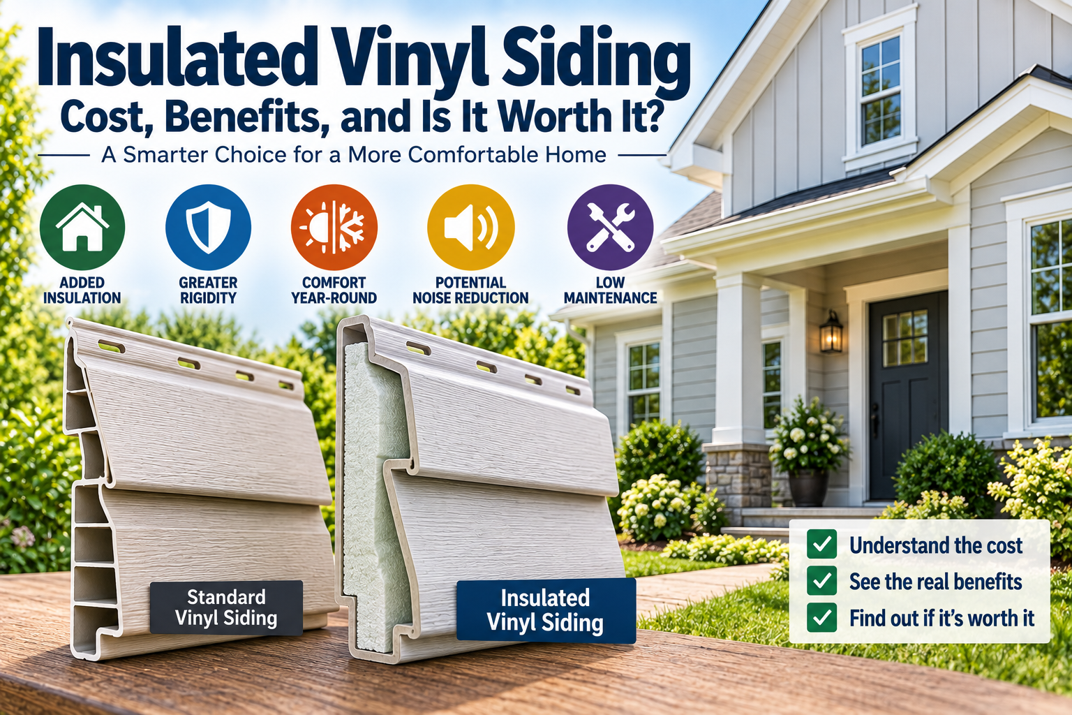 Insulated Vinyl Siding: Cost, Benefits, and Is It Worth It?
